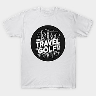 Retro Vintage Minumal  - Travel for Golf T-Shirt